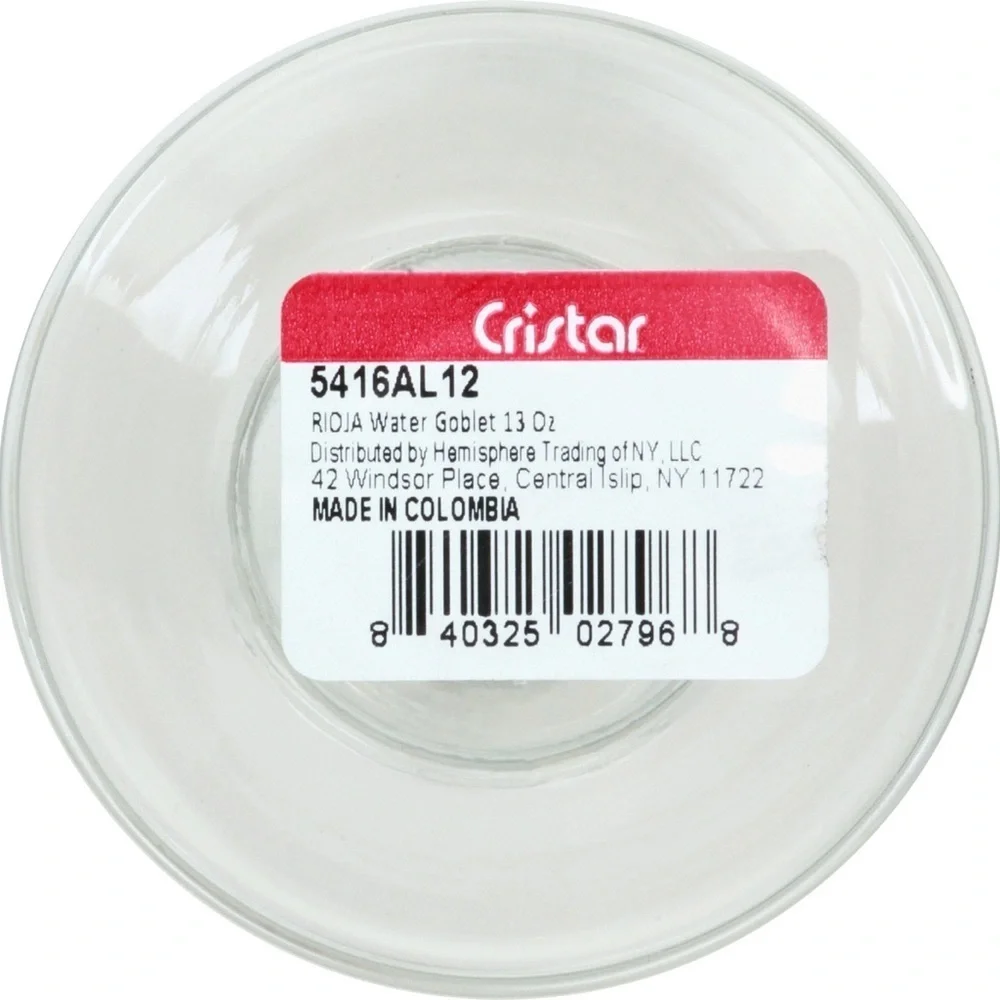 Cristar Rioja Stemmed Wine Glasses - 13oz